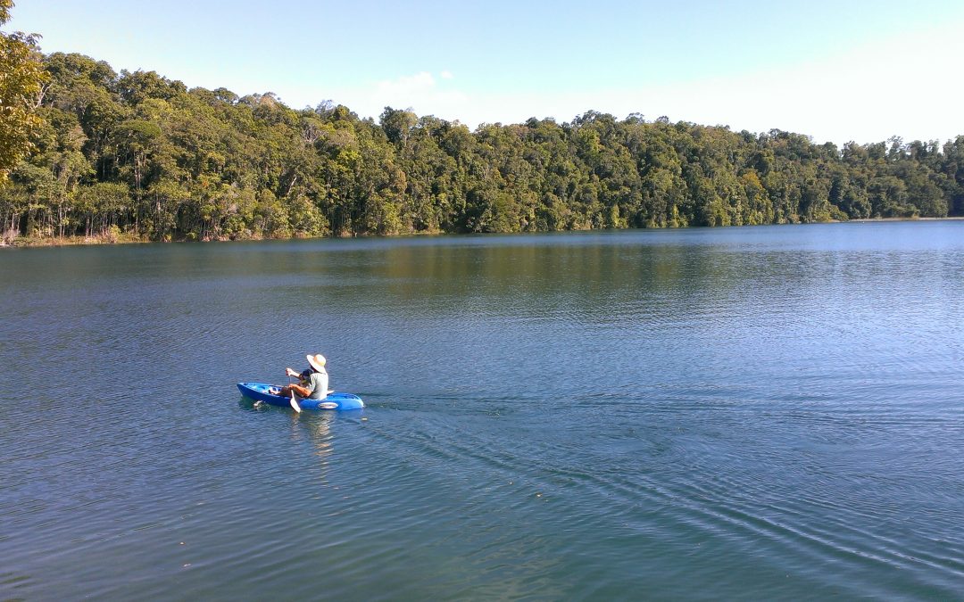 Lake Eacham .. Atherton Tableland, North Queensland.